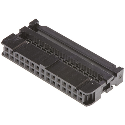Amphenol 30-Way IDC Connector Socket for Cable Mount, 2-Row