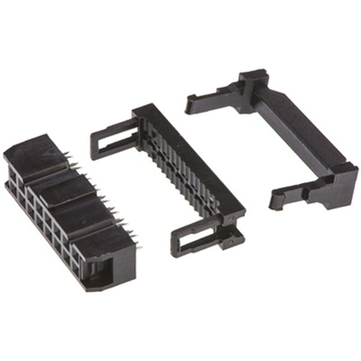 Amphenol ICC 16-Way IDC Connector Socket for Cable Mount, 2-Row