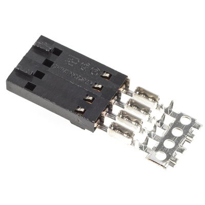 TE Connectivity 4-Way IDC Connector Socket for Cable Mount, 1-Row