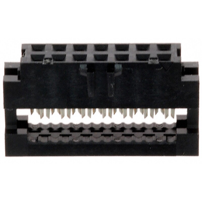 Amphenol FCI 14-Way IDC Connector Socket for Cable Mount, 2-Row
