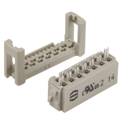 HARTING 14-Way PCB Header for Cable Mount, 2-Row