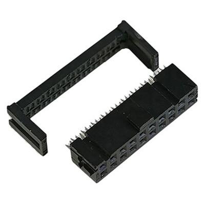 Molex 30-Way IDC Connector Socket for Cable Mount, 2-Row