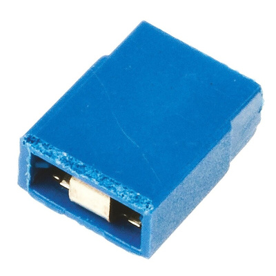 HARWIN Jumper Female Straight Blue Open Top 2 Way 1 Row 2.54mm Pitch