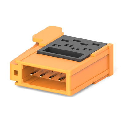 TE Connectivity 4-Way RITS Connector for Cable Mount, 1-Row