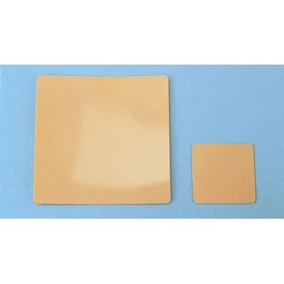 Thermal Interface Pad, Acrylic, 0.6W/m·K, 40.64 x 40.64mm 0.127mm, Self-Adhesive