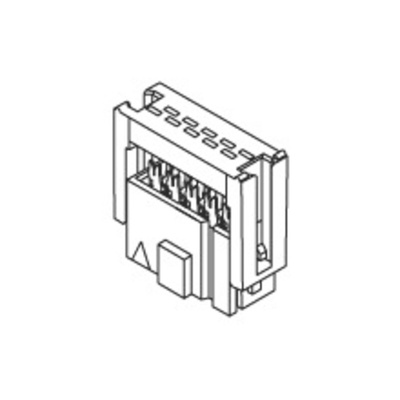 Molex 14-Way IDC Connector Socket for Cable Mount, 2-Row