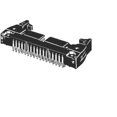 Omron 50-Way Connector Plug for  Through Hole Mount, 2-Row