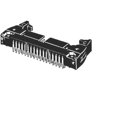 Omron 50-Way Connector Plug for  Through Hole Mount, 2-Row