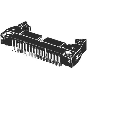 Omron 40-Way Connector Plug for  Through Hole Mount, 2-Row