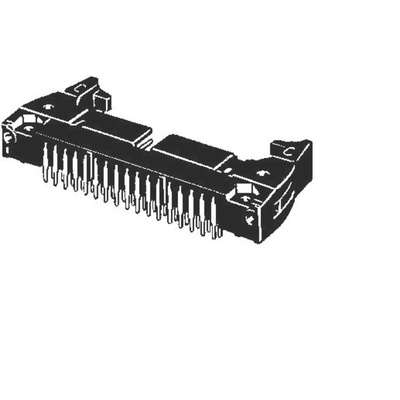 Omron 14-Way Connector Plug for  Through Hole Mount, 2-Row