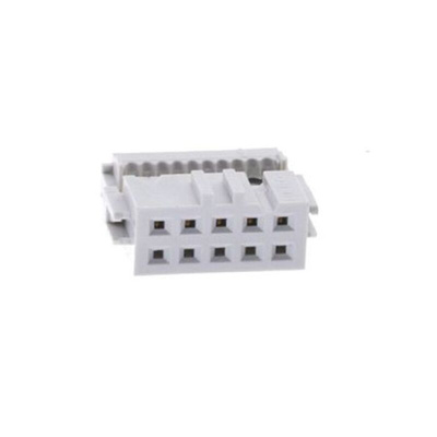 Amphenol ICC 10-Way IDC Connector Receptacle for Surface Mount, 2-Row