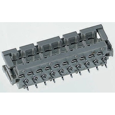 TE Connectivity 16-Way IDC Connector Plug for Cable Mount