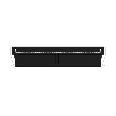 80-Way Connector Receptacle for Cable Mount, 2-Row
