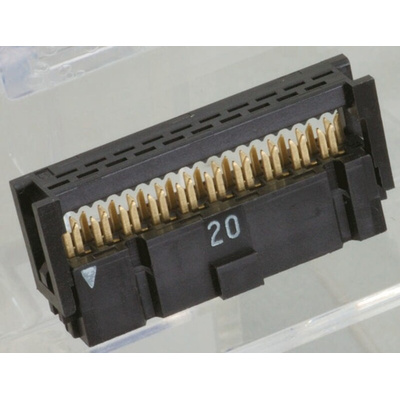 JAE 30-Way IDC Connector Socket for Cable Mount, 2-Row