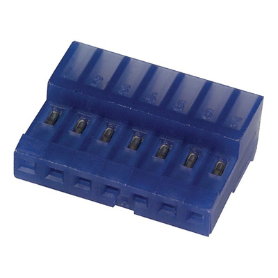 TE Connectivity 7-Way IDC Connector Socket for Cable Mount, 1-Row