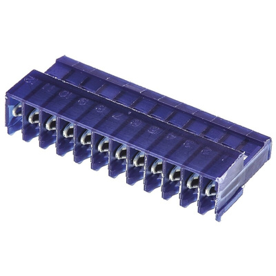 TE Connectivity 12-Way IDC Connector Socket for Cable Mount, 1-Row