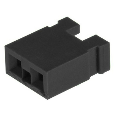 TE Connectivity, AMPMODU Mod IV Shunt Female Straight Black Open Top 2 Way 2.54mm Pitch