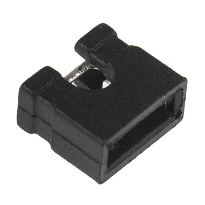 ASSMANN WSW Jumper Female Straight Black Open Top 2 Way 1 Row 2.54mm Pitch