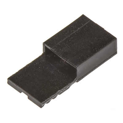 TE Connectivity, AMPMODU NOVO Shunt Female Straight Black Handle, Open Top 2 Way 1 Row 2.54mm Pitch