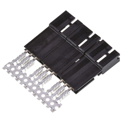 TE Connectivity 3-Way IDC Connector Plug for Cable Mount, 1-Row