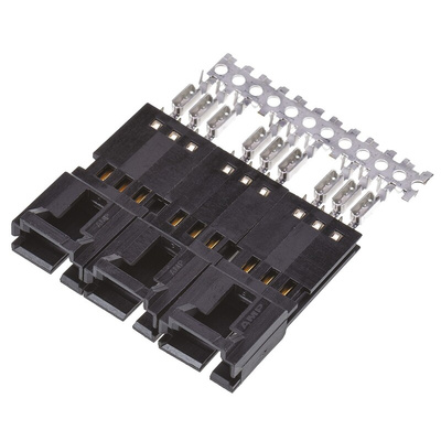 TE Connectivity 3-Way IDC Connector Plug for Cable Mount, 1-Row