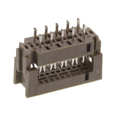 TE Connectivity 10-Way IDC Connector Plug for Cable Mount, 2-Row