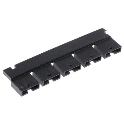 TE Connectivity, AMPMODU Shunt Female Straight Black Open Top 2 Way 1 Row 5.08mm Pitch