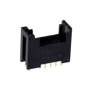 3M 4-Way IDC Connector Socket for  Through Hole Mount, 1-Row
