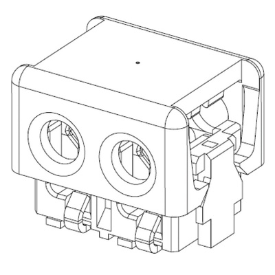 TE Connectivity 4-Way IDC Connector Socket for Surface Mount, 1-Row
