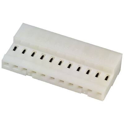 TE Connectivity 18-Way IDC Connector Socket for Cable Mount, 1-Row