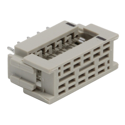 TE Connectivity 10-Way IDC Connector Plug for Cable Mount, 2-Row