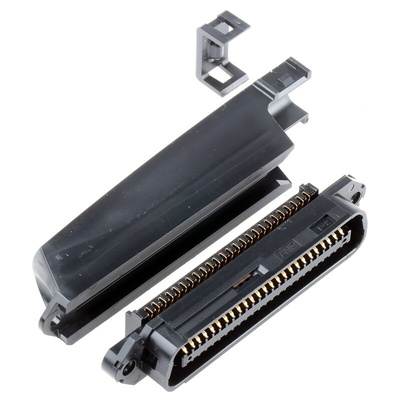 TE Connectivity 50-Way IDC Connector Plug for Cable Mount, 2-Row