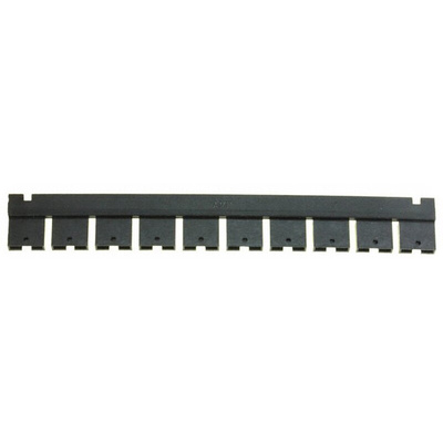 TE Connectivity, AMPMODU Shunt Female Straight Black Open Top 2 Way 1 Row 5.08mm Pitch
