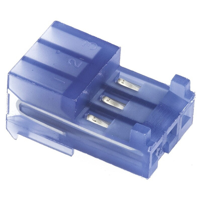 TE Connectivity 3-Way IDC Connector Socket for Cable Mount, 1-Row