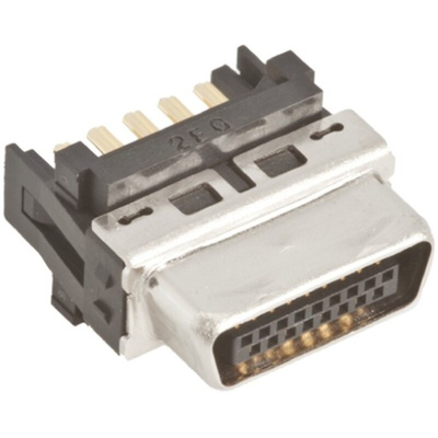 Hirose 17-Way IDC Connector Plug for  Through Hole Mount, 2-Row