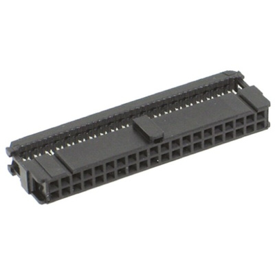 TE Connectivity 40-Way IDC Connector Socket for Cable Mount, 2-Row