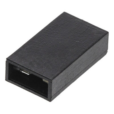 Molex, C-Grid Shunt Female Straight Black Closed Top 2 Way 1 Row 2.54mm Pitch
