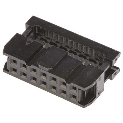 Amphenol ICC 14-Way IDC Connector Socket for Cable Mount, 2-Row