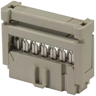HARTING 10-Way IDC Connector Socket, 2-Row