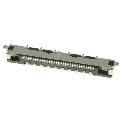 JAE, FI-R 0.5mm Pitch 41 Way 1 Row Right Angle Surface Mount LVDS Connector, Receptacle, Solder Termination