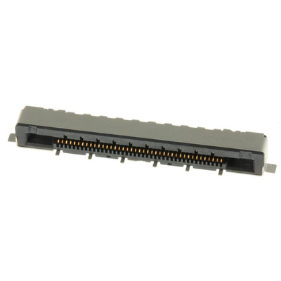 JAE, FI-R 0.5mm Pitch 41 Way 1 Row Right Angle Surface Mount LVDS Connector, Receptacle, Solder Termination