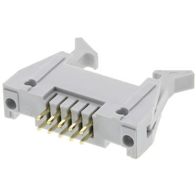 RS PRO Straight Through Hole PCB Header, 10 Contact(s), 2.54mm Pitch, Shrouded