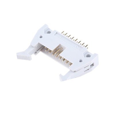 RS PRO Straight Through Hole PCB Header, 16 Contact(s), 2.54mm Pitch, Shrouded
