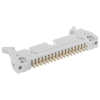 RS PRO Straight Through Hole PCB Header, 34 Contact(s), 2.54mm Pitch, Shrouded