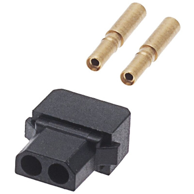 HARWIN Datamate Connector Kit Containing 2 way SIL Female Shell, Crimps