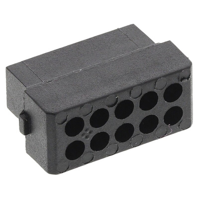 HARWIN Datamate Connector Kit Containing 10 way DIL Female Shell, Crimps