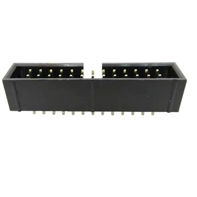 RS PRO Vertical PCB Header, 26 Contact(s), 2.54mm Pitch, 2 Row(s), Shrouded