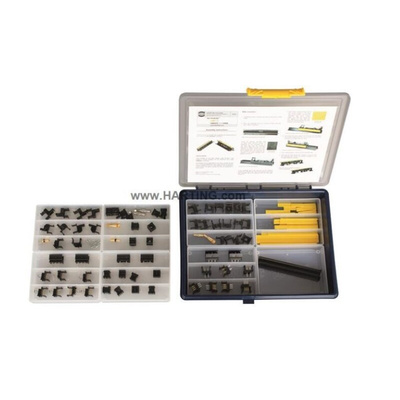HARTING har-modular® Connector Kit Containing 2 → 4 of All Available Modules, Assembly Aid, Assembly