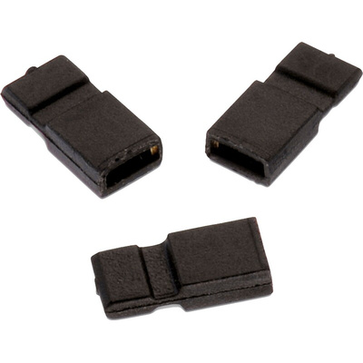 Wurth Elektronik, WR-PHD Jumper Female Straight Black Jumper 1 Way 1 Row 1.27mm Pitch
