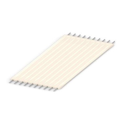 TE Connectivity Jumper Flat Flexible Strip Jumper 10 Way 1 Row 2.54mm Pitch